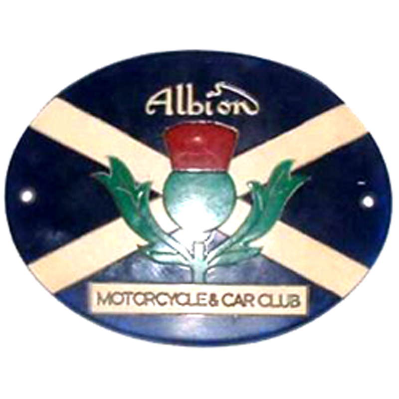 Albion Motorcycle & Car Club car badge